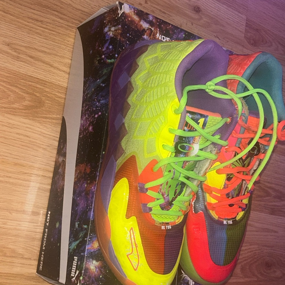Puma Melo M.B.01 “Not From Here” Size 13 Basketball Shoes - Picture 8 of 13